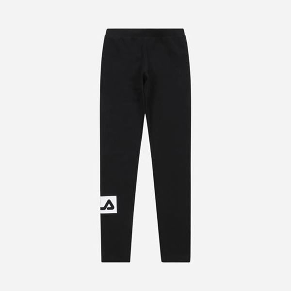 Fila W Women's Leggings - Black,NZ 531-91735